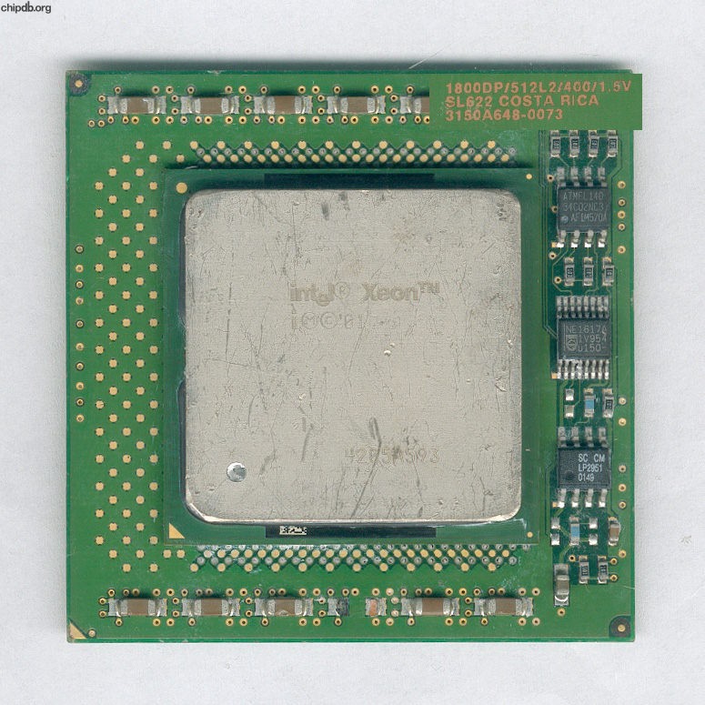 Intel Pentium 4 Xeon 1800DP/512L2/400/1.5V SL622