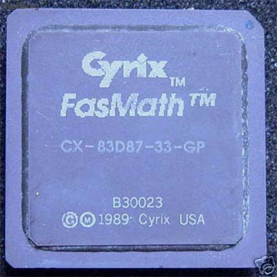 Cyrix CX-83D87-33-GP