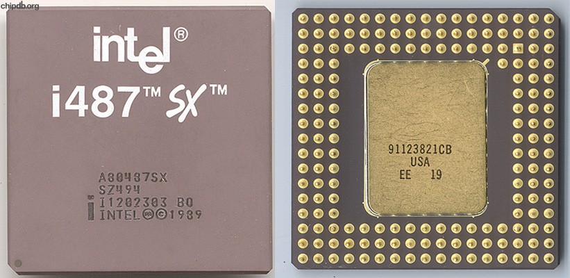 Intel A80487SX SZ494