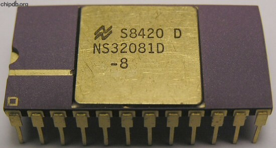 National Semiconductor NS32081D-8