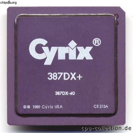 Cyrix CX-387DX-40 DX+