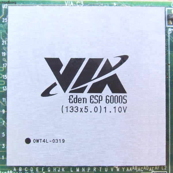 VIA Eden ESP 6000S 133 x 5.0 1.10V