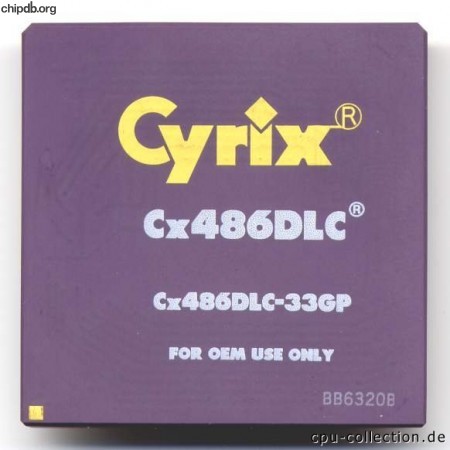 Cyrix Cx486DLC-33GP (R)