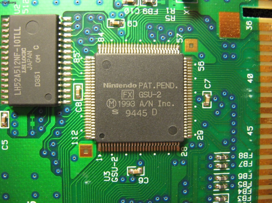 Nintendo Super FX 2 GSU-2 21 MHz