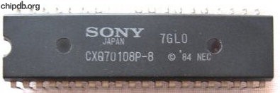 Sony CXQ70108P-8 V20