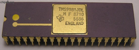 Texas Instruments TMS9981JDL ENGLAND