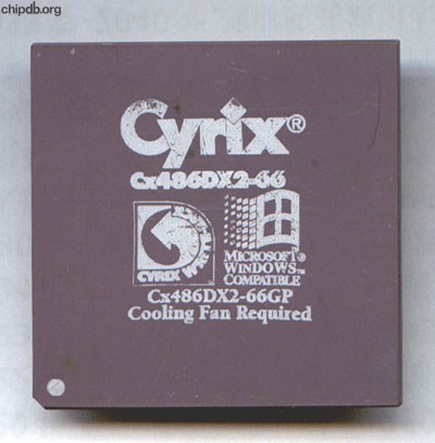 Cyrix Cx486DX2-66 writeback coolingfan