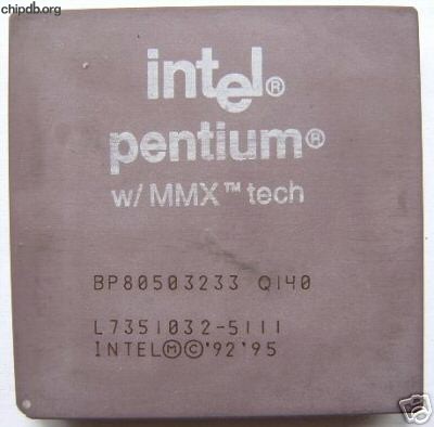 Intel Pentium BP80503233 Q140 FAKE