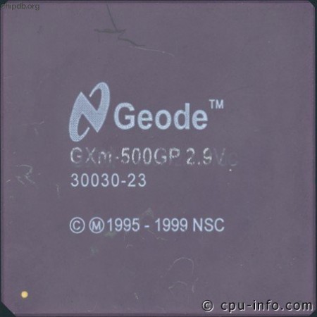 Geode GXm-500GP 2.9V FAKE