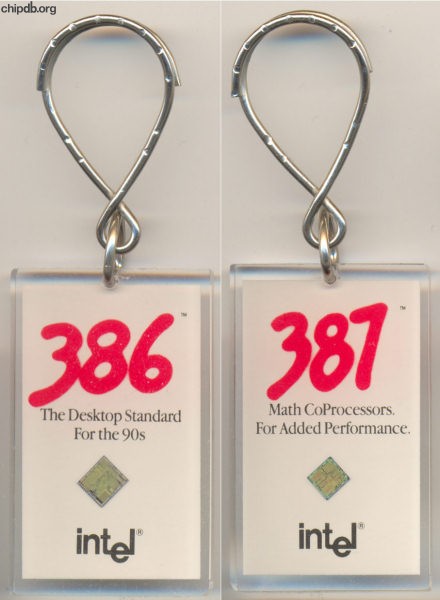 Intel keychain 386/387