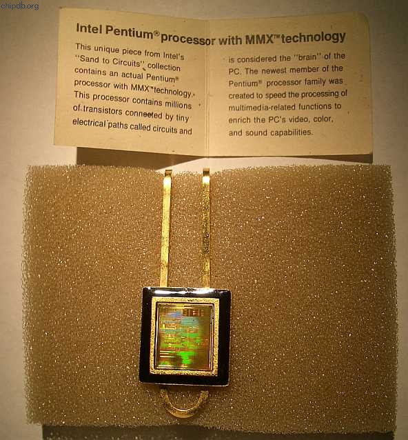 Intel Pentium MMX tie tack