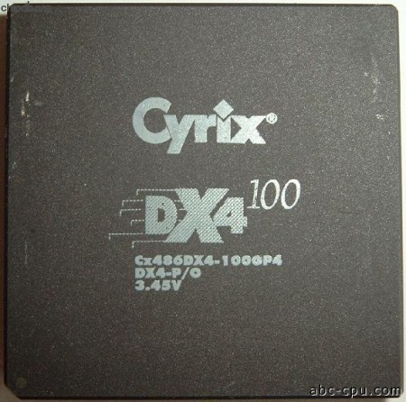 Cyrix Cx486DX4-100GP4 DX4-P/O 3.45V