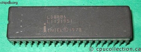 Intel LD8086 INTEL 1978