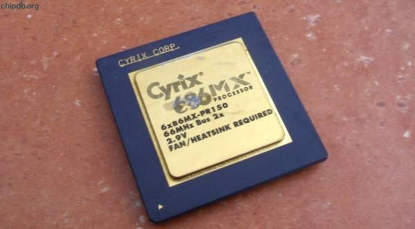 Cyrix 6x86MX-PR150 66MHz bus