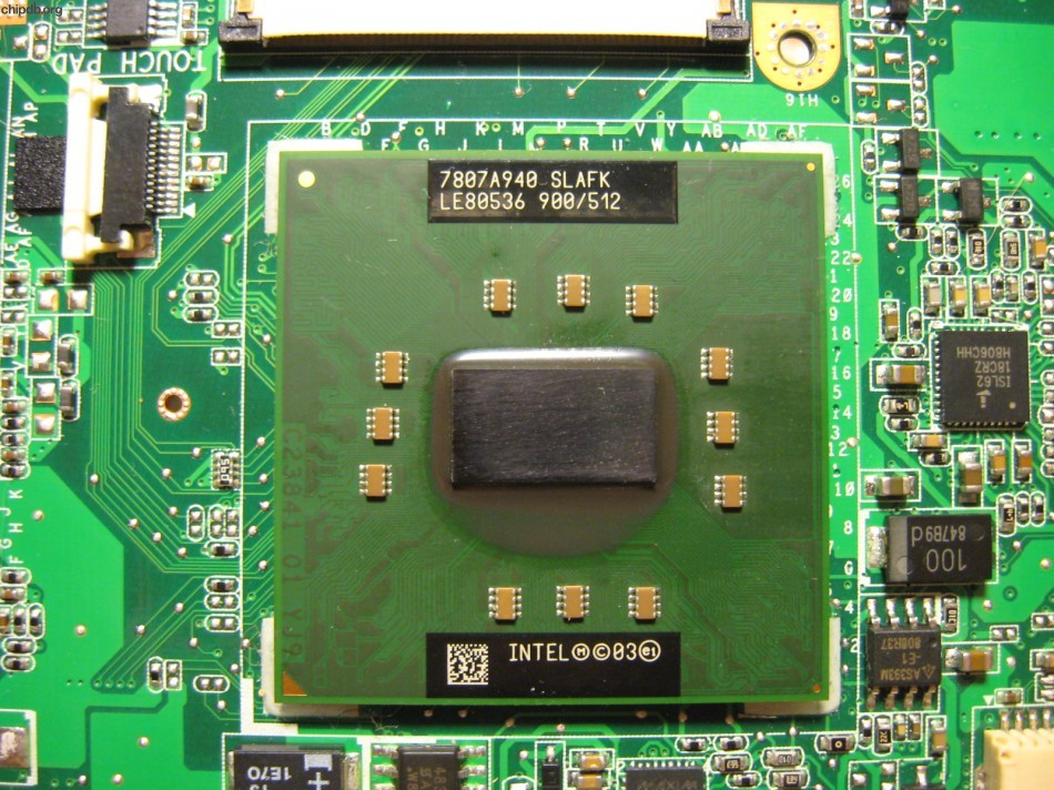 Intel Celeron M LE80536 900/512 SLAFK