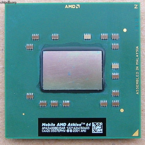 AMD Athlon 64 Mobile AMA3400BEX5AR CAA2C
