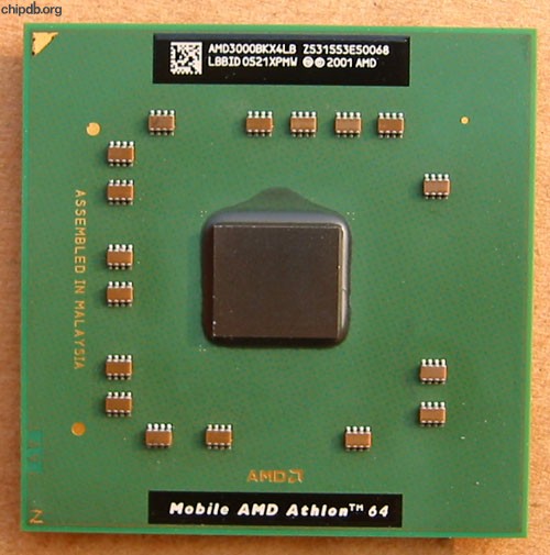 AMD Athlon 64 Mobile AMD3000BKX4LB LBBID