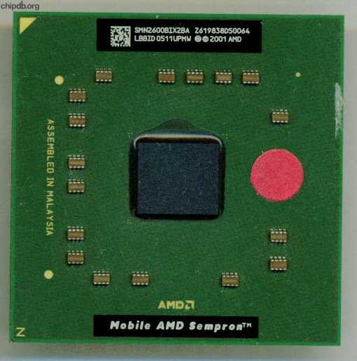 AMD Sempron Mobile 2600+ SMN2600BIX2BA LBBID