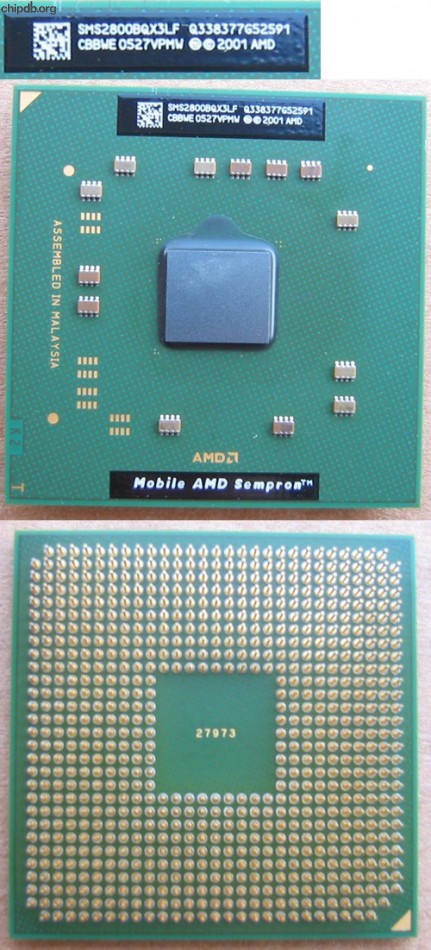 AMD Sempron Mobile 2800+ SMS2800BQX3LF