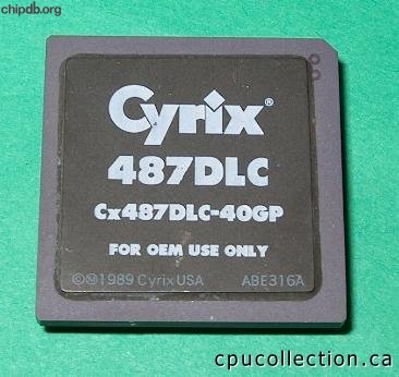 Cyrix Cx487DLC-40GP
