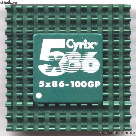 Cyrix 5x86-100GP heatsink bigdot