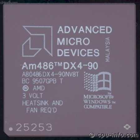 AMD A80486DX4-90NV8T diff print
