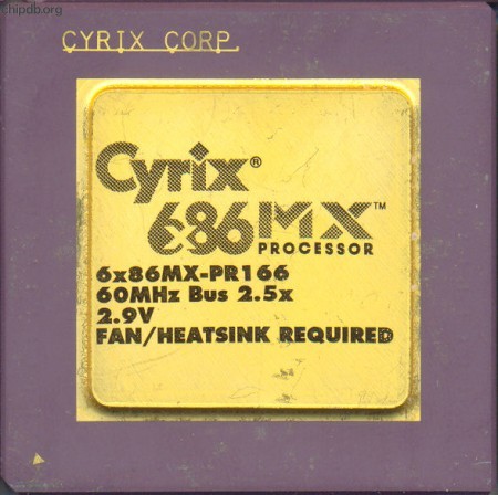 Cyrix 6x8MX-PR166 60MHz bus