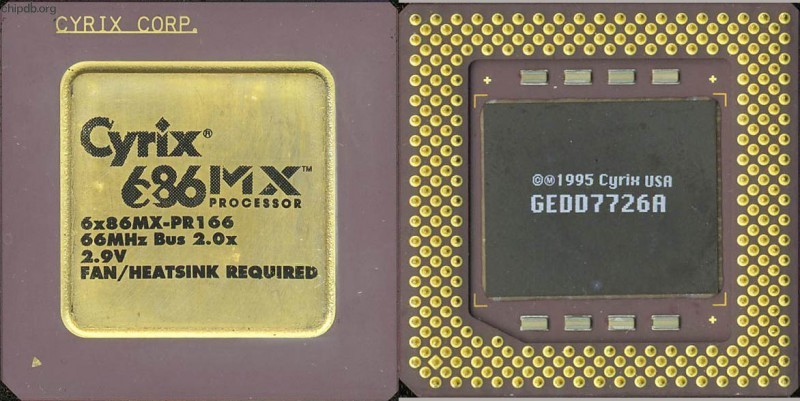 Cyrix 6x86MX-PR166 66MHz bus