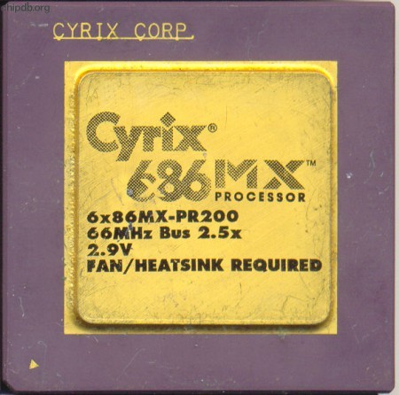 Cyrix 6x86MX-PR200 66MHz bus