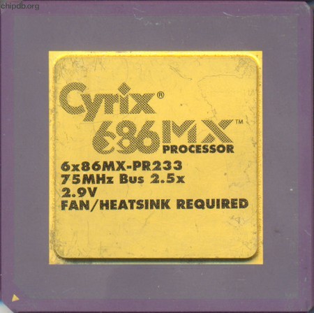 Cyrix 6x86MX-PR233