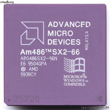 AMD A80486SX2-66N diff print
