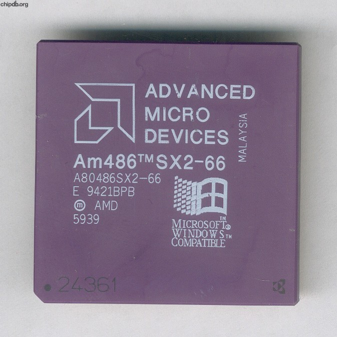 AMD A80486SX2-66 rev E