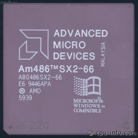 AMD A80486SX2-66 diff print 2