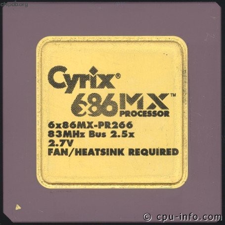 Cyrix 6x86MX-PR266