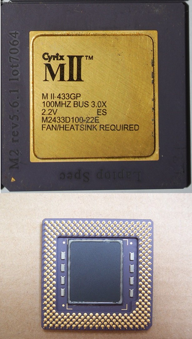 Cyrix MII-433GP 100 MHz bus ES