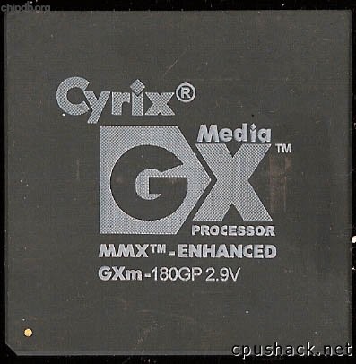 Cyrix MediaGX GXm-180GP 2.9V diff print