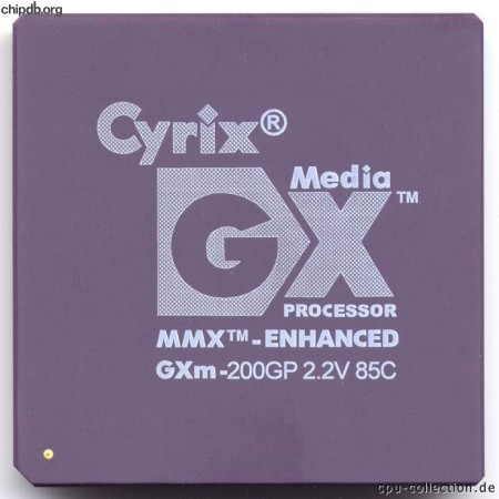 Cyrix MediaGX GXm-200GP 85C