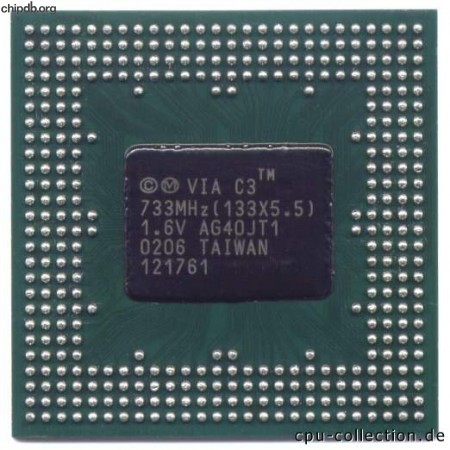Cyrix VIA C3-733AMHz BGA