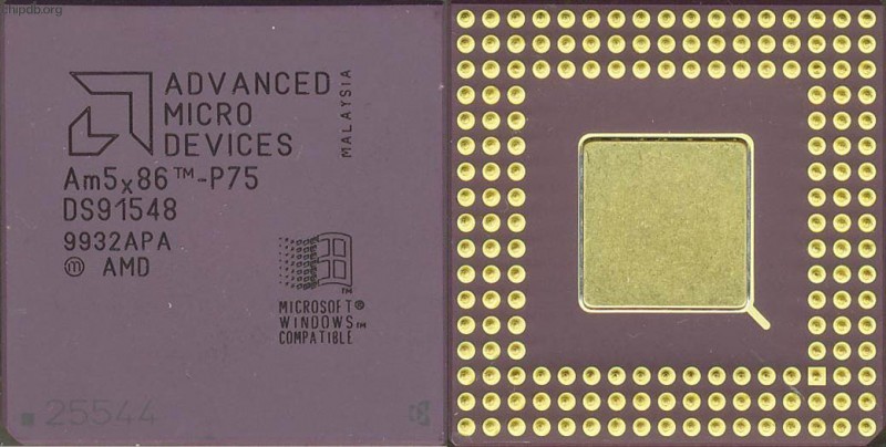 AMD Am5x86-P75 engraved  no N in corner