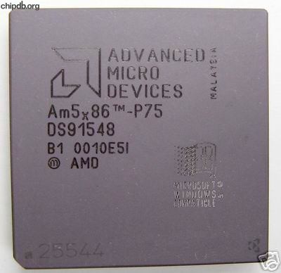 AMD Am5x86-P75 engraved rev B1