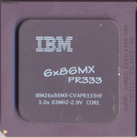 IBM 6x86MX PR333 6x86MX-CVAPR333HF