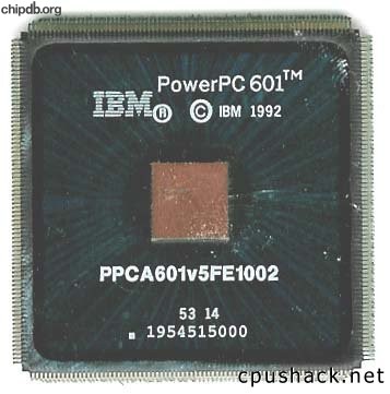 IBM PowerPC PPCA601v5FE1002 diff logo