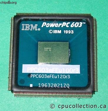 IBM PowerPC PPC603eFEu120r3 remarked