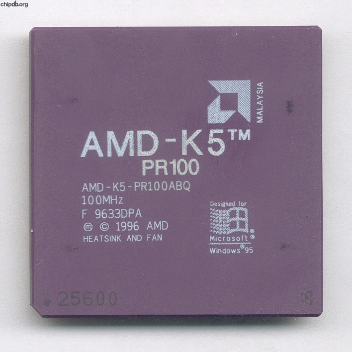 Amd K5 Pr100 Amd Amd K5 Pr100abq No N In Corner Chipdb Org Amd K5 Pr100 Amd Amd K5 Pr100abq No N In Corner Chipdb Org
