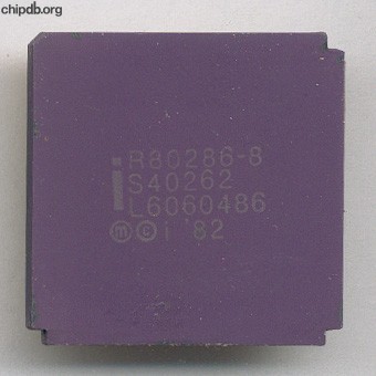 Intel R80286-8 diff print