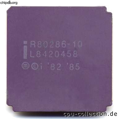 Intel R80286-10 three rows