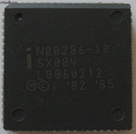 Intel N80286-10 SX004