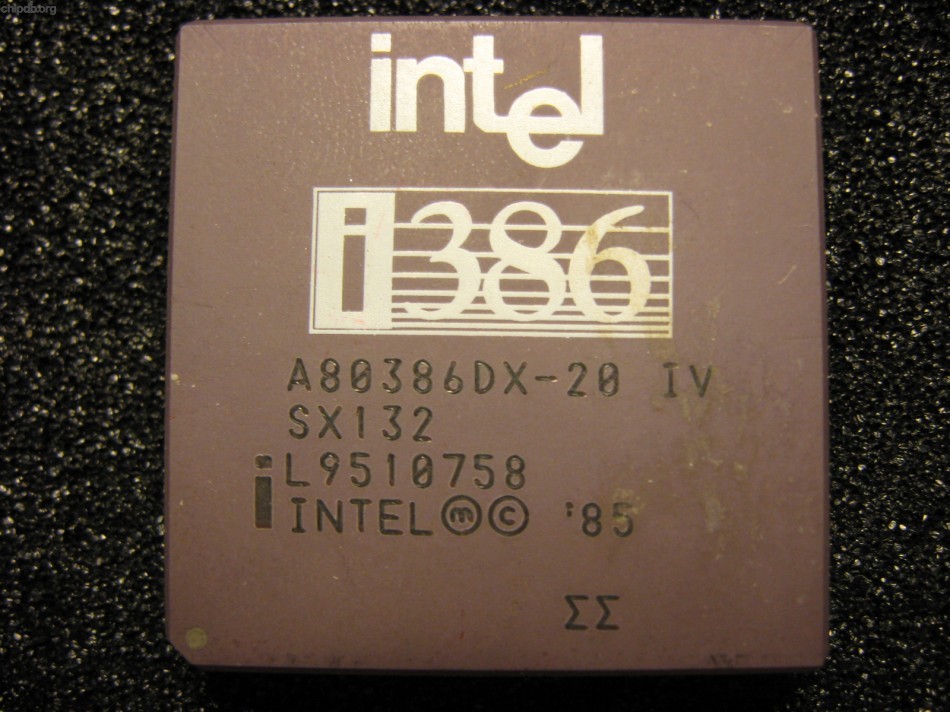 A80386DX-20 IV SX132
