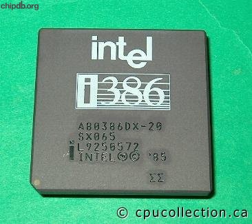 Intel A80386DX-20 SX065