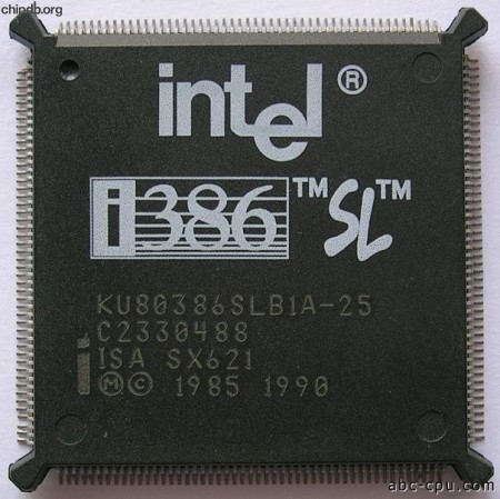 Intel KU80386SLB1A-25 SX621